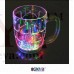 OkaeYa Light Changing Fibre Glass Beer Mug With Inductive Rainbow Color Disco Led 7 Colour Changing Liquid Activated Lights Multi Purpose Use Mug/Cup 650ml